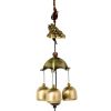 Chinese style Good Luck Wind Chimes Wind Bell 3 Copper Bells, B(D0101H53JLA)
