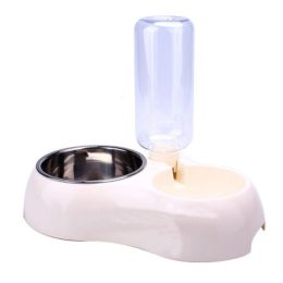 Dog Cat Pet Water Bottles/ Feeder Supplies/ Dispenser/ Fountains-White(D0101H5YJ57)