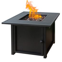 Upland 30' Slat Top Gas Fire Pit Table(D0102H58977)