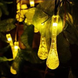 Dew Droplets 20 LED Solar Lights Falling Like Dew(D0102HEY23G)
