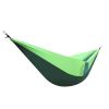 Double Outdoor Hammock Swing Bed Portable Parachute Nylon Fabric Blackish Green(D0102HH0QG7)