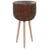 Planter Wicker with PE Lining(D0102HH7IBP)