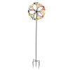 Kinetic Wind Spinners Outdoor Metal Yard Spinner with Gardening Decorations with Dual Direction Decorative Lawn Ornament Wind Mills(D0102HHVYPV)