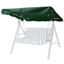 73"x54" Swing Canopy Cover Replacement UV 30+ Water Resistance Outdoor Garden(D0102HPFFJG)