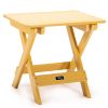 TALE Adirondack Portable Folding Side Table All-Weather and Fade-Resistant Plastic Wood Table (D0102HPYJYU)