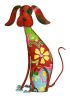 17 Inch Decorative Metal Dog Sculpture, Multicolor(D0102HXC5AV)