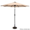 9FT Light Umbrella Waterproof Folding Sunshade Top Color(Resin Baseis not included)(D0102HXSTDJ)