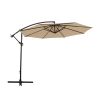 10FT Outdoor Table Market Patio Umbrella for Garden, Deck, Backyard and Pool(D0102HPKUWA)