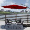 10FT Outdoor Table Market Patio Umbrella for Garden, Deck, Backyard and Pool(D0102HPKUWV)