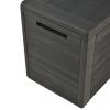 Garden Storage Box Anthracite 38.7"x17.3"x21.7"(D0102HEJZ1Y)