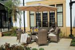 Direct Wicker Outdoor Patio Furniture 7PCS Cast Aluminum Dining Table and Chair(D0102HHGEA7)