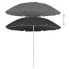 Outdoor Parasol with Steel Pole Anthracite 70.9"(D0102HHPPQJ)