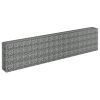 vidaXL Gabion Raised Bed Galvanized Steel 141.7"x11.8"x35.4"(D0102HEVQYA)
