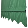 2pcs 15.5x4Ft Pergola Canopy Replacement Cover Green(D0102HPFF2A)