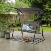 Canopy Steel Porch Swing(D0102HP3BT7)