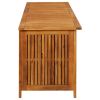 Patio Storage Box 78.7"x19.6"x22.8" Solid Acacia Wood(D0102HHM6L8)