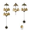 Chinese style Good Luck Wind Chimes Wind Bell 3 Copper Bells, B(D0101H53JLA)