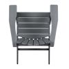 Classic Outdoor Adirondack Chair Set of 2 for Garden Porch Patio Deck Backyard, Weather Resistant Accent Furniture, Slate Grey(D0102HP3CWV)