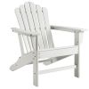 Classic Outdoor Adirondack Chair Set of 2 for Garden Porch Patio Deck Backyard, Weather Resistant Accent Furniture(D0102HP3CZW)