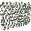 Willow Trellis Fence 5 pcs with Artificial Leaves 70.8"x35.4"(D0102HELWAV)