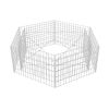 Hexagonal Gabion Raised Bed 63"x55.1"x19.7"(D0102HELN87)