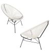 Acapulco Chair Set of 2 Stylish Outdoor Patio Chair Set(D0102HPNRNU)
