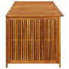 Patio Storage Box 78.7"x31.4"x29.5" Solid Acacia Wood(D0102HHM606)