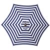 Outdoor Patio 8.6-Feet Market Table Umbrella with Push Button Tilt and Crank, Blue White Stripes[Umbrella Base is not Included](D0102HPUNB7)