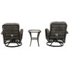 3pcs Outdoor Furniture Wicker set(D0102HPFJV7)