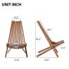 Folding wood chair RT(D0102HECUPA)