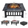 Upland 32inch Charcoal Fire Pit with Cover(D0102HHC9LA)