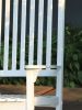 Outdoor 2-Person Double Rocking Chair, White(D0102HP3BNY)