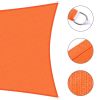 8'x10' Rectangle Sun Shade Sail/Bright Orange(D0102HPUYJG)