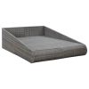 Garden Bed Gray 78.7"x54.7" Poly Rattan(D0102HEVQTU)