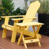 TALE Adirondack Portable Folding Side Table All-Weather and Fade-Resistant Plastic Wood Table (D0102HPYJYU)