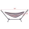 Free shipping  Hammock & Steel Frame Stand Swing Chair Home/Outdoor Backyard Garden Camp Sleep YJ(D0102HEBISU)
