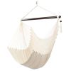 Caribbean Large Hammock Chair Swing Seat Hanging Chair with Tassels Tan  XH(D0102HEBD1V)