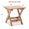 TALE Adirondack Portable Folding Side Table All-Weather and Fade-Resistant Plastic Wood Table (D0102HPYJYG)