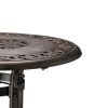 32*32*41" Outdoor Cast Aluminum Round Dining Table(D0102HPU39W)